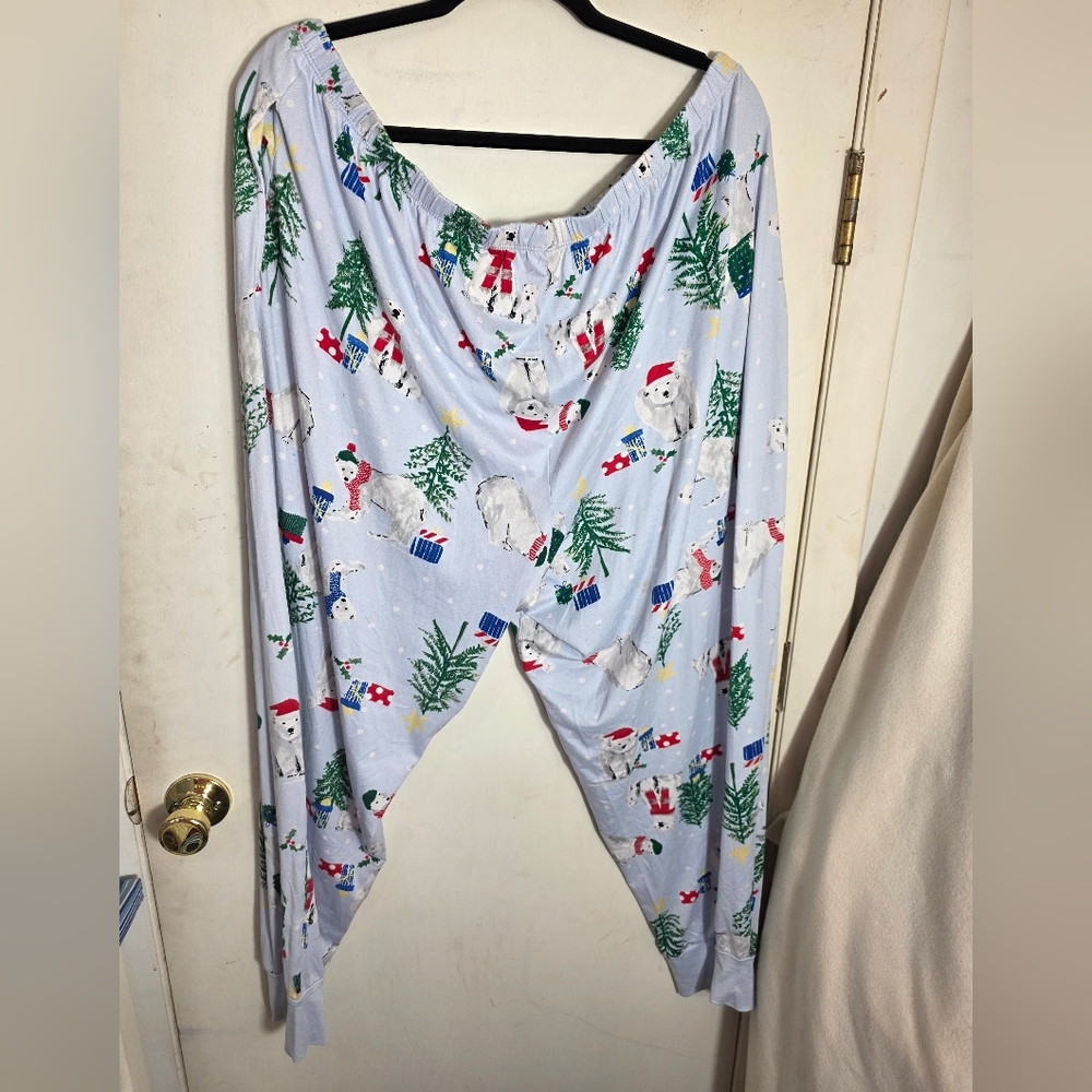 Joyspun Pajama Set Winter Polar Bear Christmas Plus Size 2X (18/20W) - Picture 4 of 9